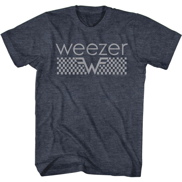 WEEZER Eye-Catching T-Shirt, Checkered