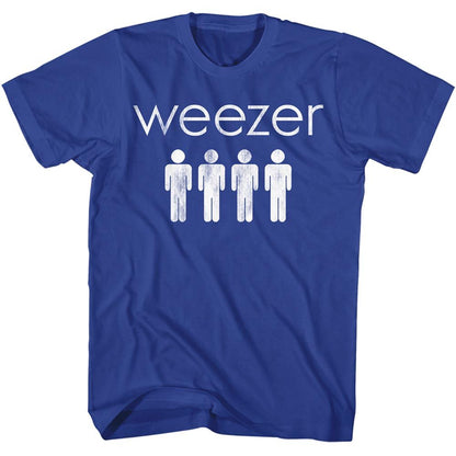 WEEZER Eye-Catching T-Shirt, 4 Dudes