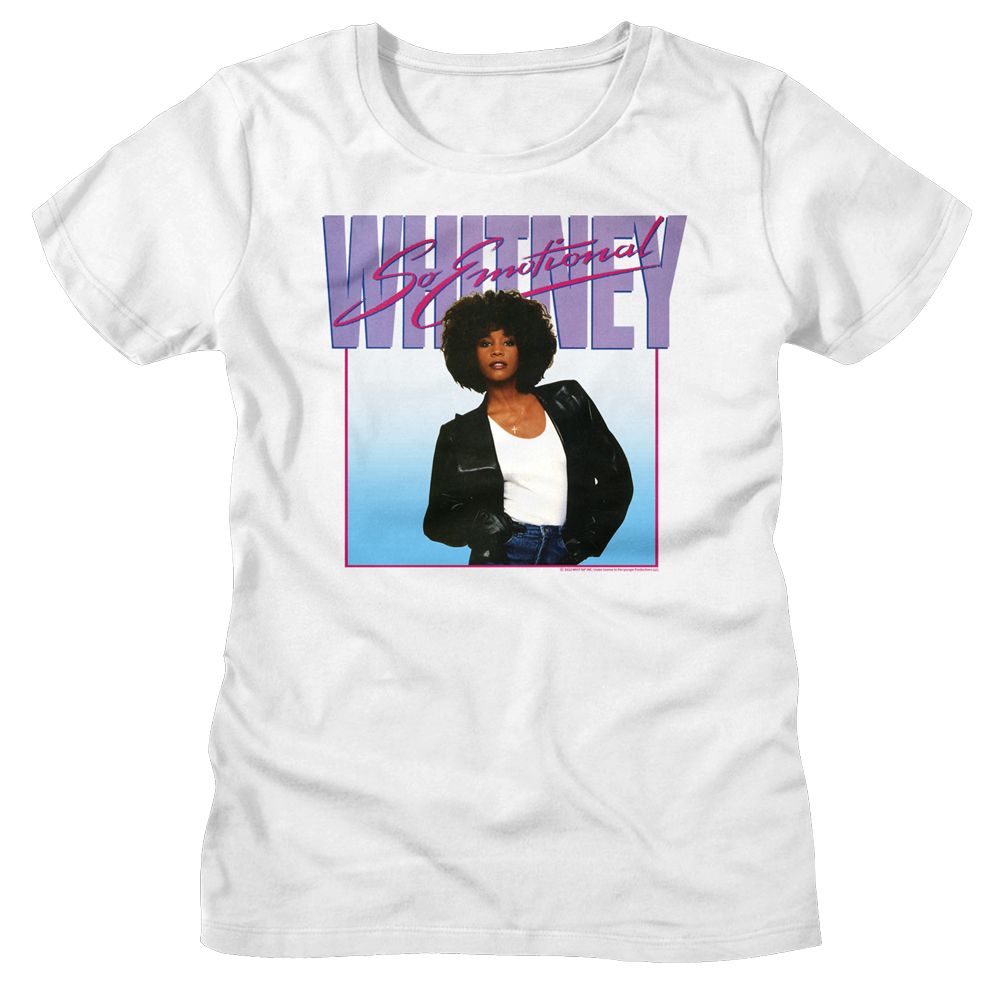 Women Exclusive WHITNEY HOUSTON T-Shirt, So Emotional