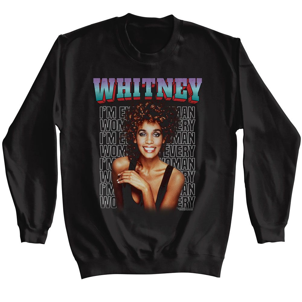 WHITNEY HOUSTON Premium Sweatshirt, Every Woman