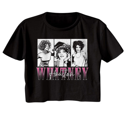 Women Exclusive WHITNEY HOUSTON Crop, Three Rectangles