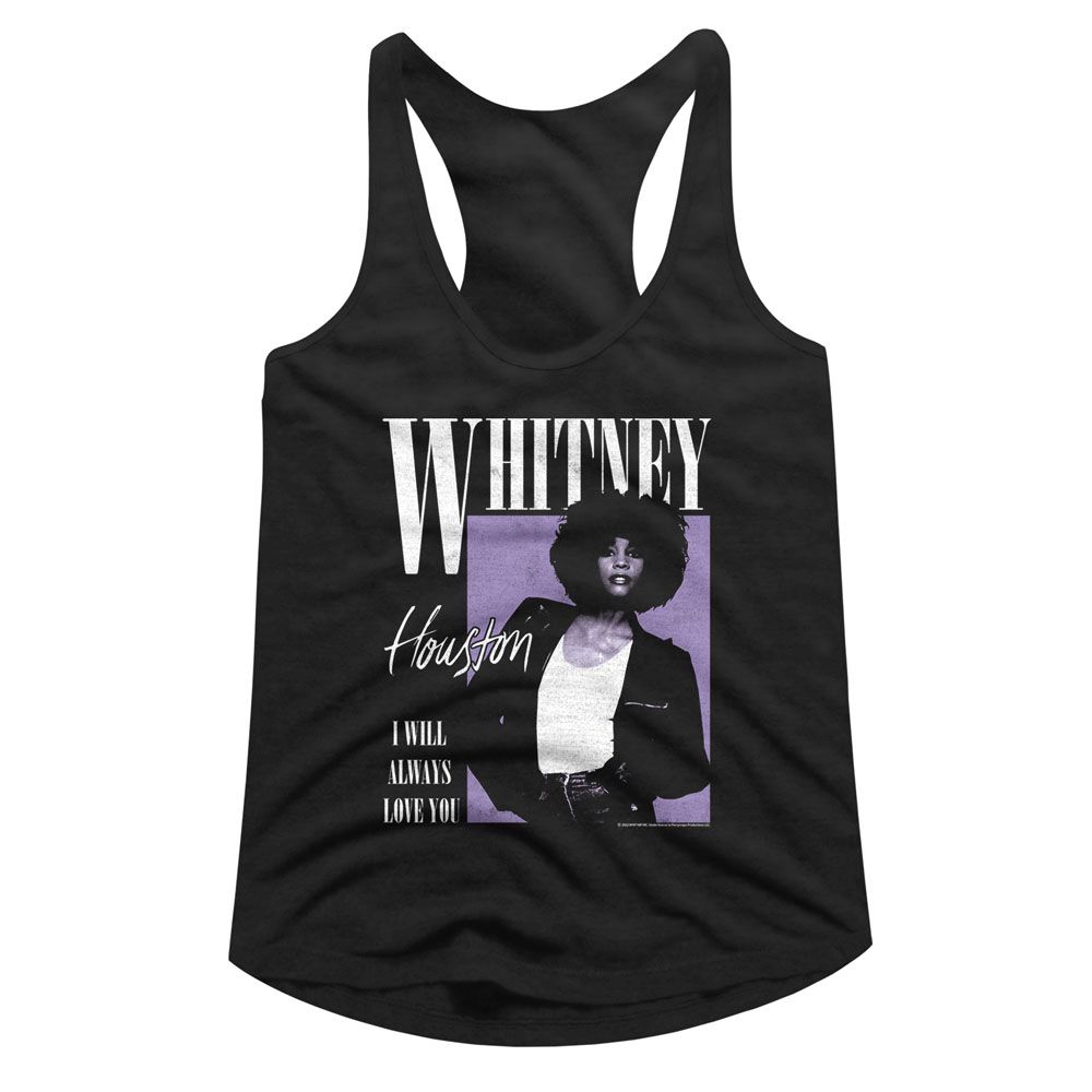 Women Exclusive WHITNEY HOUSTON Racerback, Always Love You