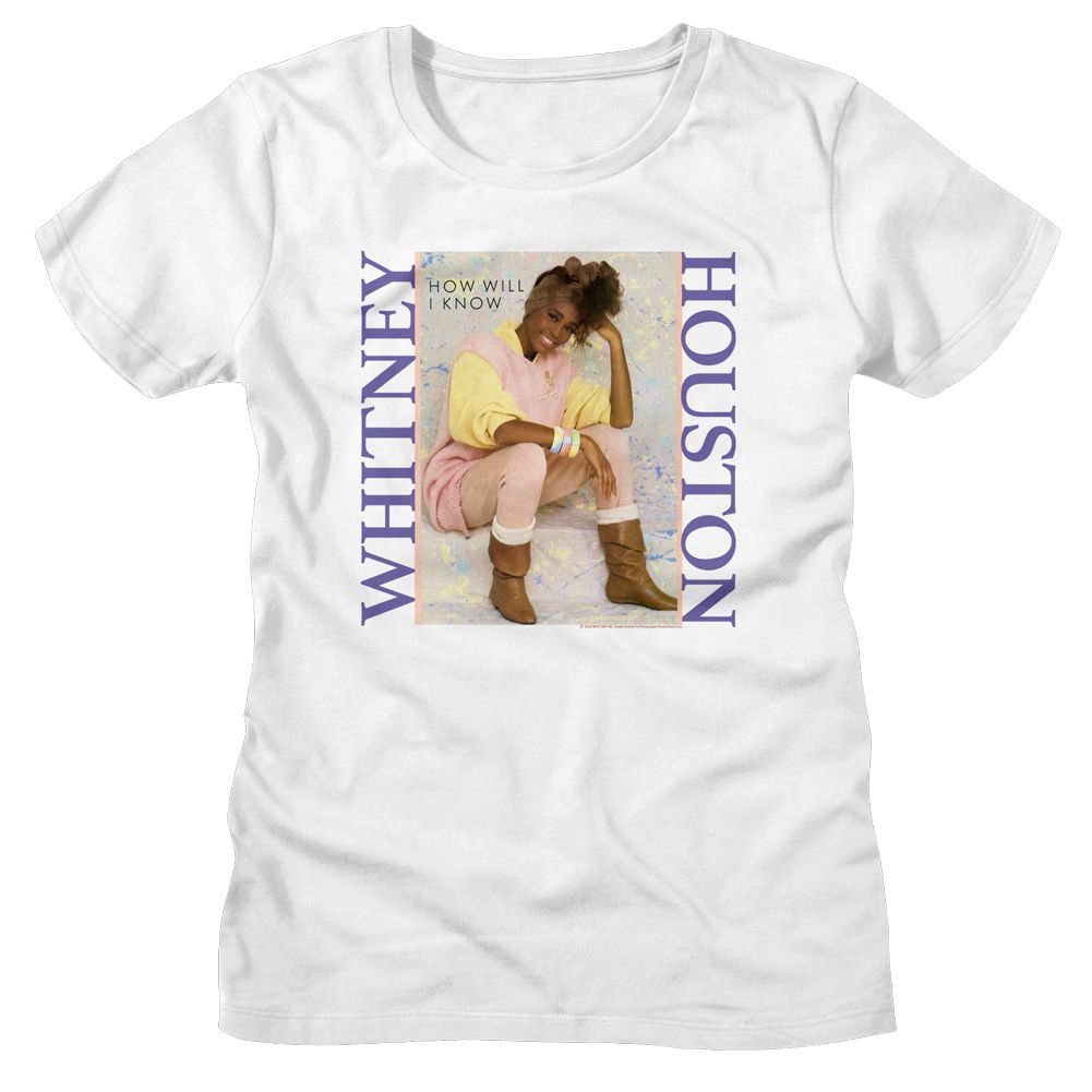 WHITNEY HOUSTON T-Shirt, Pastel How Will I Know