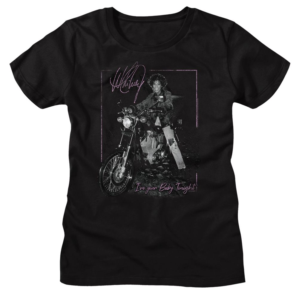 WHITNEY HOUSTON T-Shirt, Motorcycle