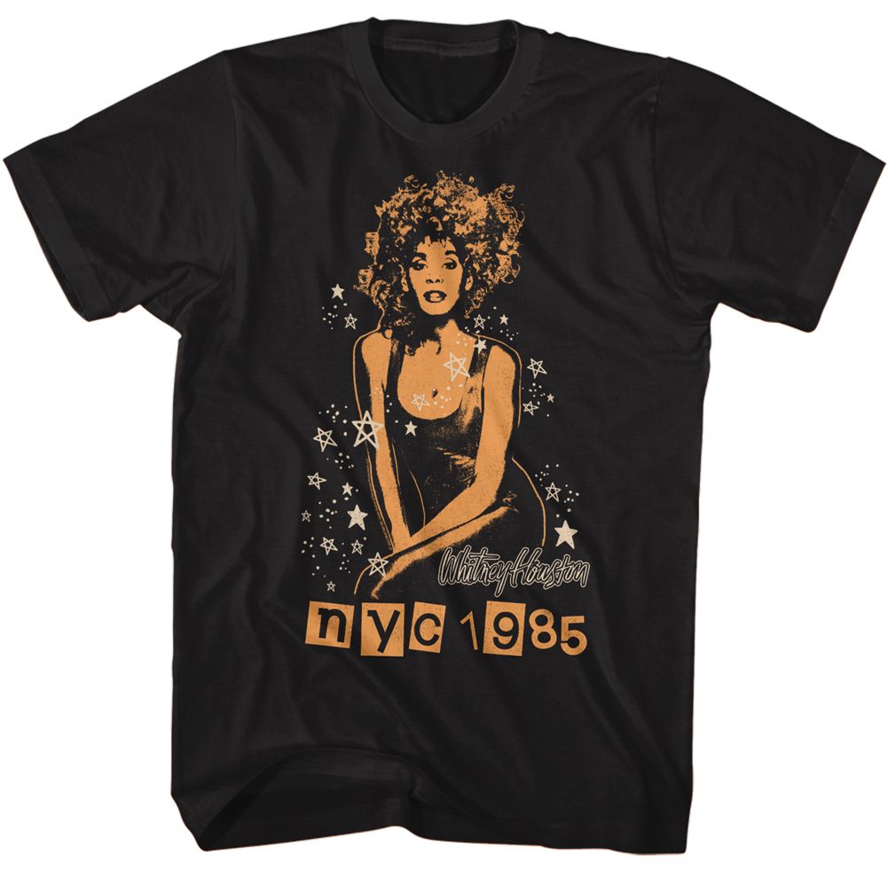 WHITNEY HOUSTON Eye-Catching T-Shirt, NYC 1985