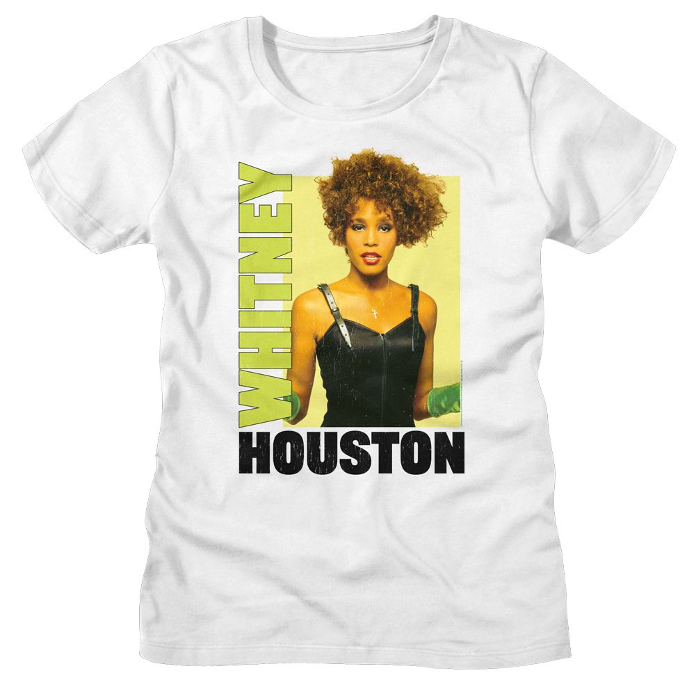 Women Exclusive WHITNEY HOUSTON T-Shirt, With Gloves