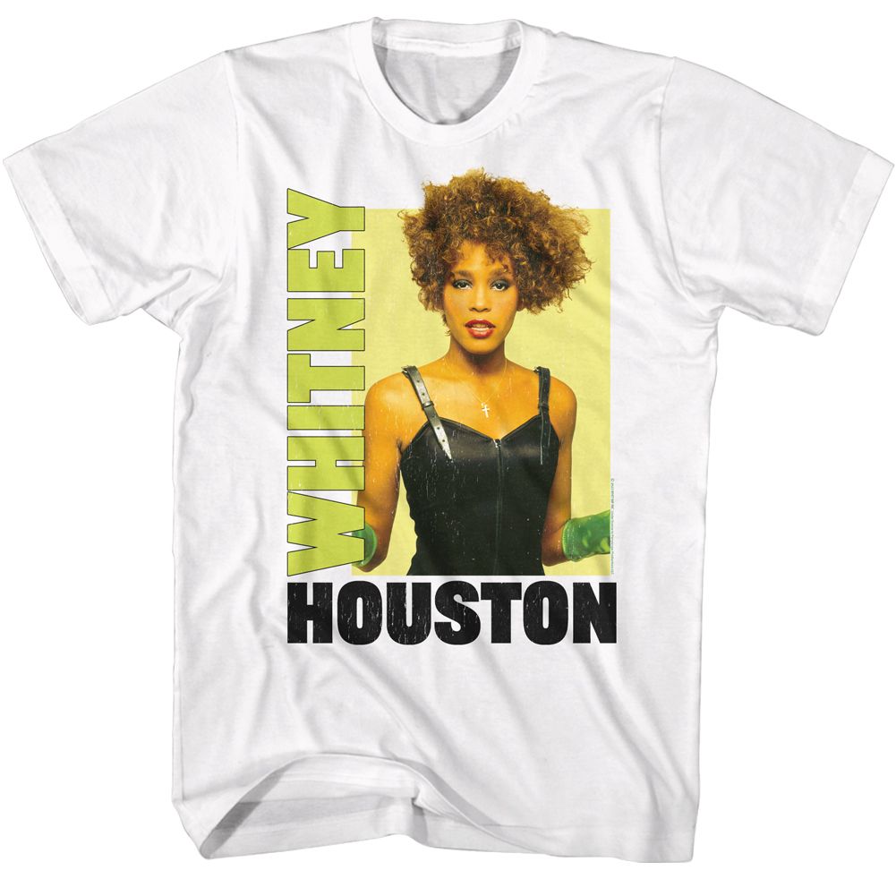 WHITNEY HOUSTON Eye-Catching T-Shirt, Gloves Box