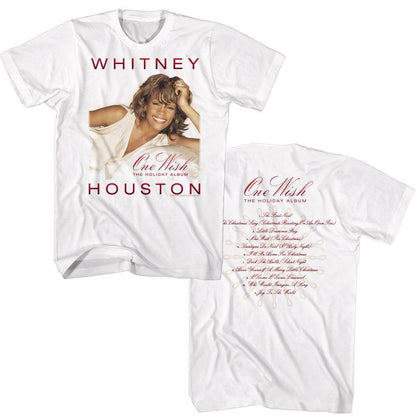 WHITNEY HOUSTON Eye-Catching T-Shirt, One Wish Holiday