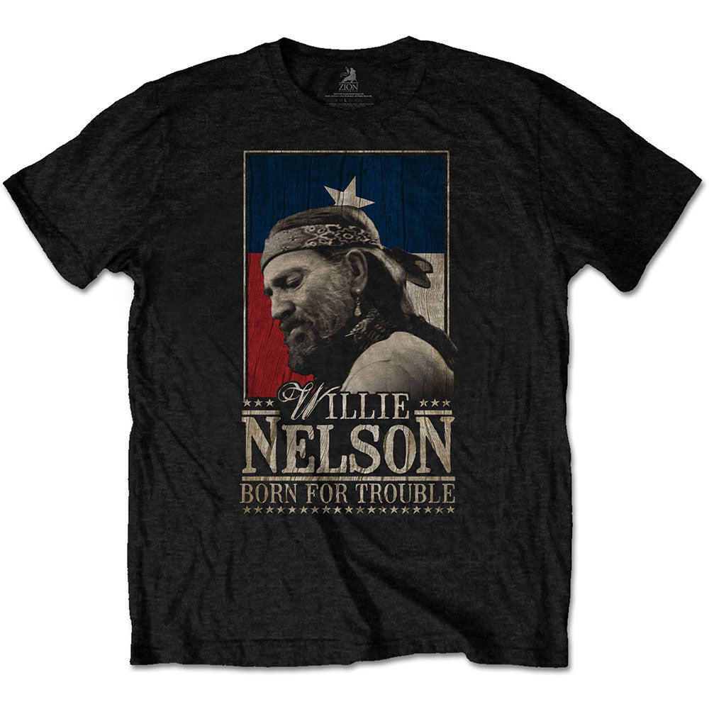 WILLIE NELSON Attractive T-Shirt, Born For Trouble