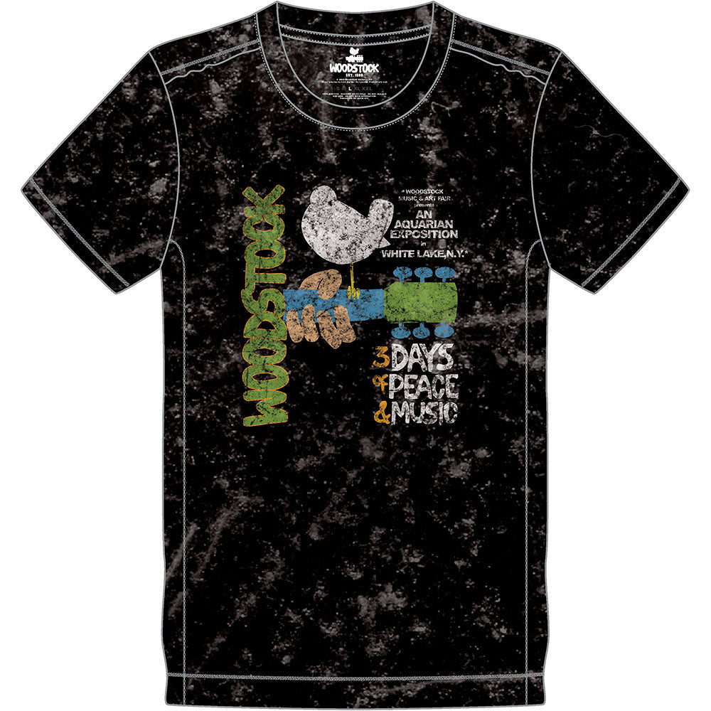 WOODSTOCK Attractive T-Shirt, Poster (Wash Collection)