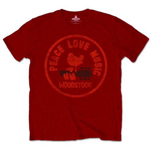 WOODSTOCK Attractive T-Shirt, Love Peace Music