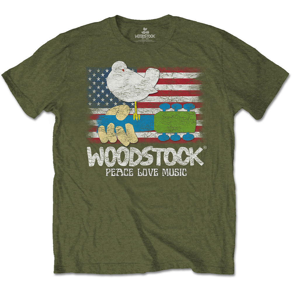 WOODSTOCK Attractive T-Shirt, Flag