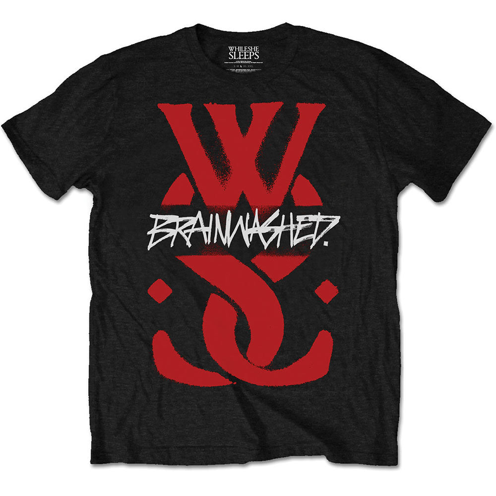 WHILE SHE SLEEPS Attractive T-Shirt, Brainwashed Logo