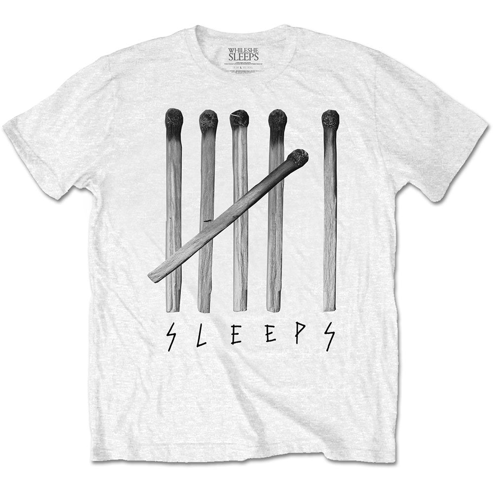 WHILE SHE SLEEPS Attractive T-Shirt, Matches