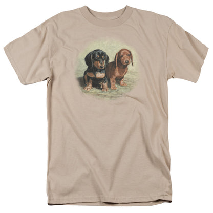 WILDLIFE Feral T-Shirt, Dachshund Pups