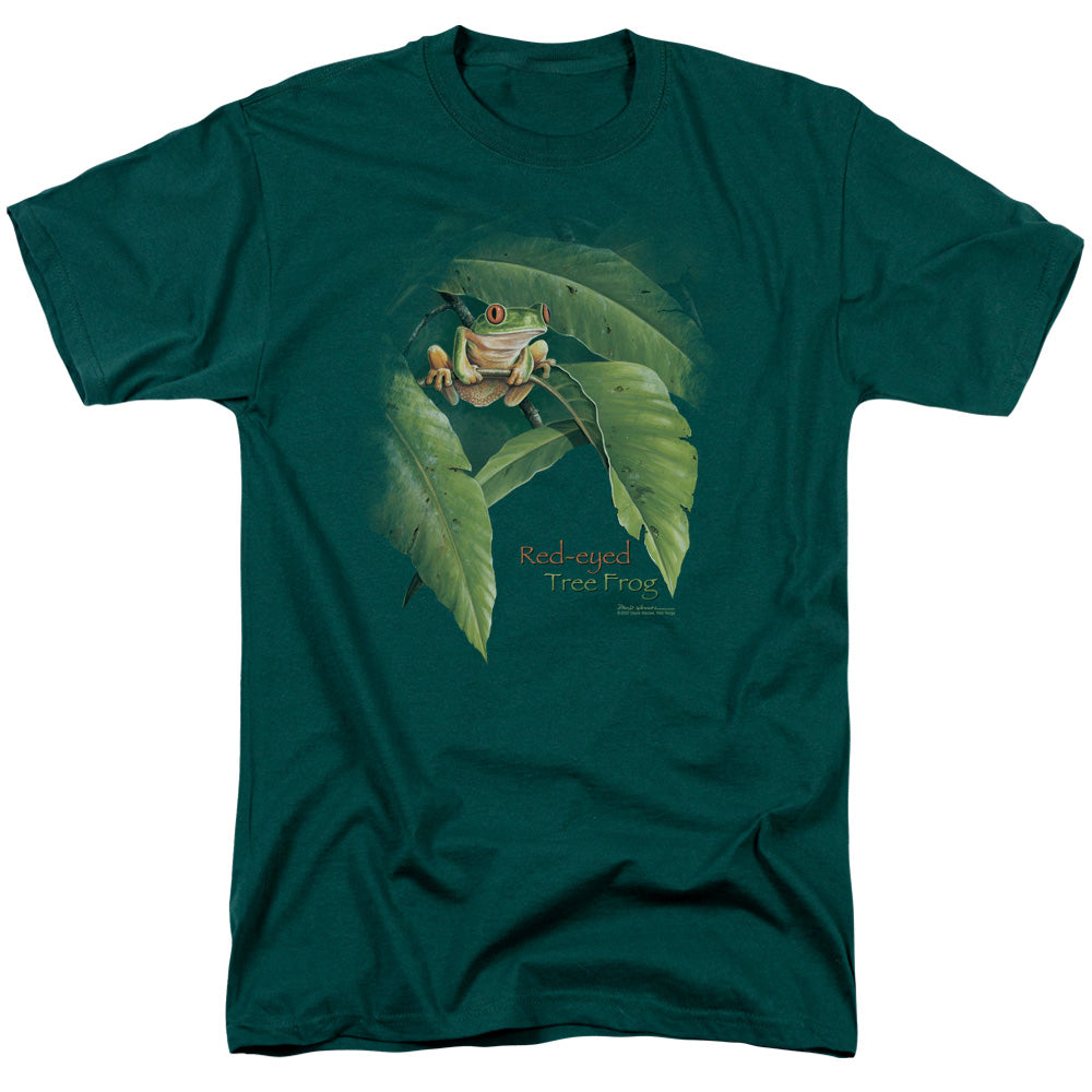 WILDLIFE Feral T-Shirt, Red Eyed Tree Frog