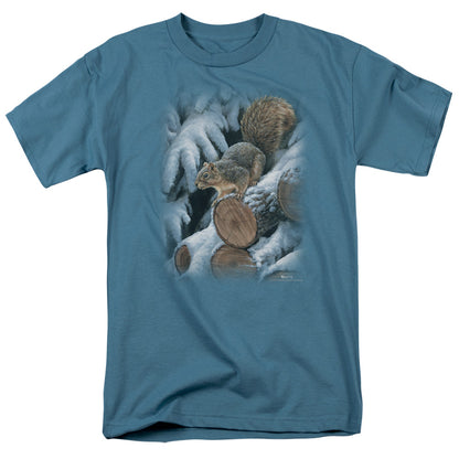 WILDLIFE Feral T-Shirt, Wood Pile Squirrel