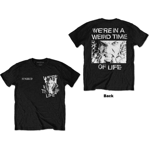 Yungblud Unisex Black Marl Weird T-Shirt S : : Fashion