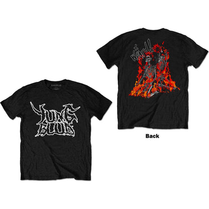 YUNGBLUD Attractive T-Shirt, Weird Flaming Skeletons