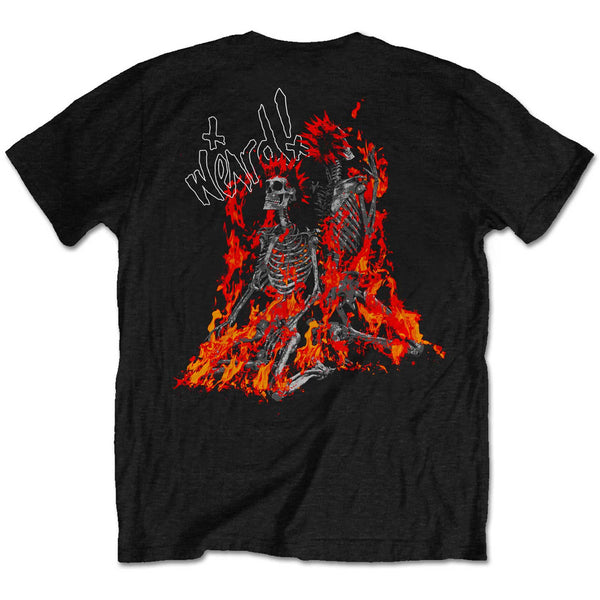 YUNGBLUD Attractive T-Shirt, Weird Flaming Skeletons