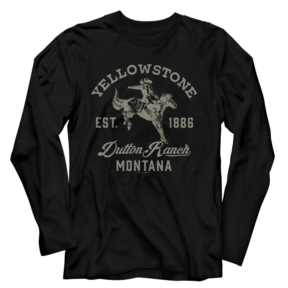 YELLOWSTONE Long Sleeve T-Shirt, Dutton Ranch Cowboy