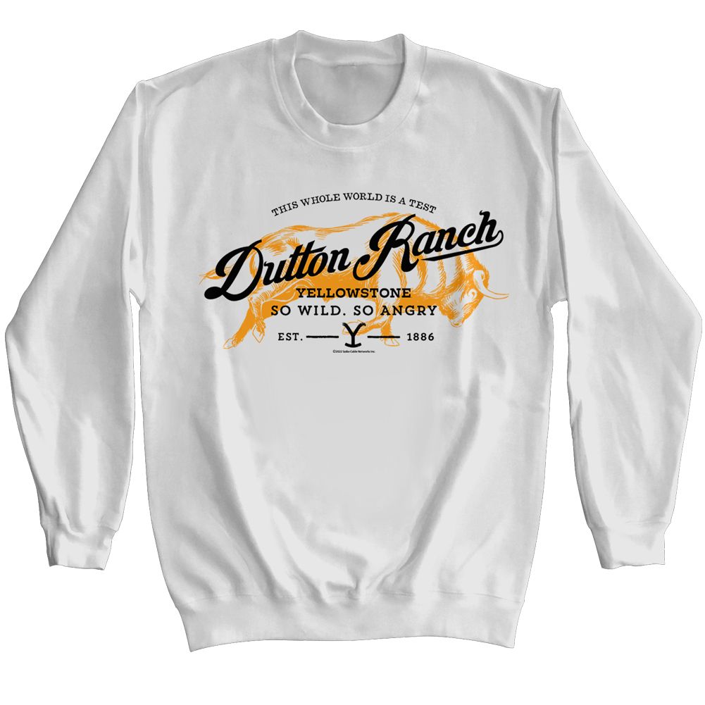 YELLOWSTONE Premium Sweatshirt, Dutton Ranch Buffalo