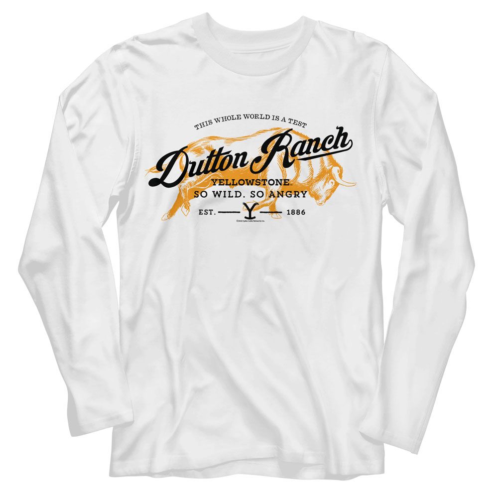 YELLOWSTONE Long Sleeve T-Shirt, Dutton Ranch Cowboy