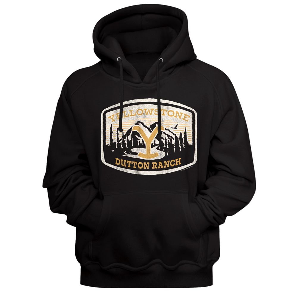 Premium YELLOWSTONE Hoodie, Dutton Ranch Patch