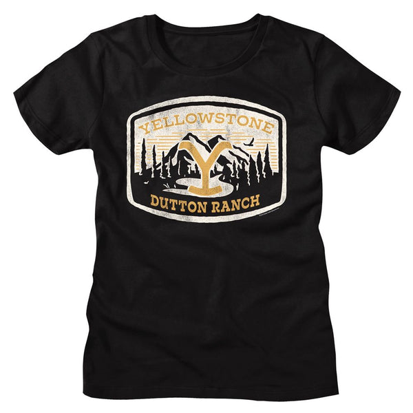 Women Exclusive YELLOWSTONE T-Shirt, Dutton Ranch Patch