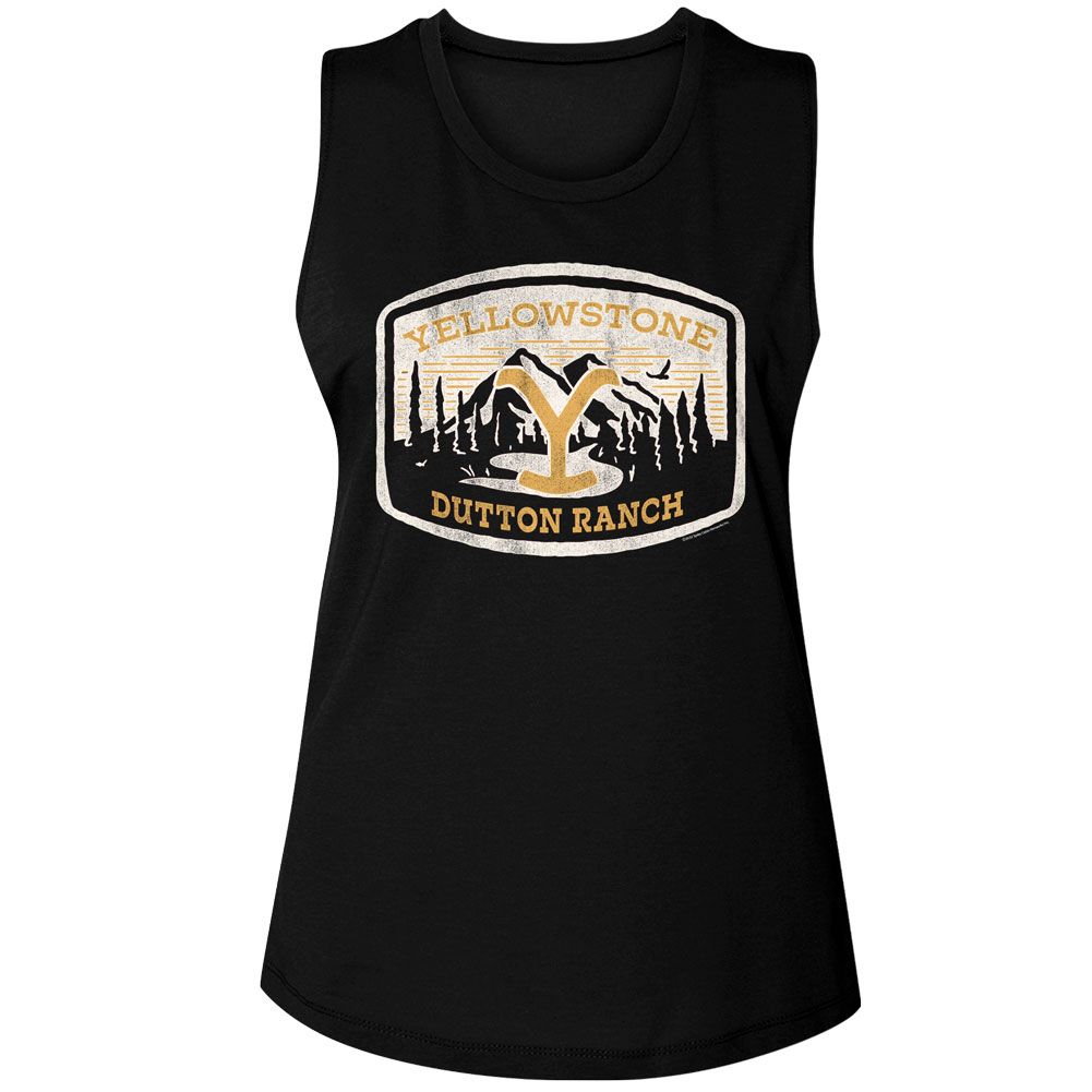 YELLOWSTONE Tank Top, Yellowstone Dutton Ranch Patch