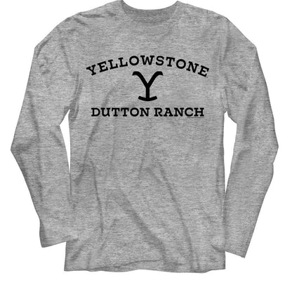 YELLOWSTONE Long Sleeve T-Shirt, Dark Logo