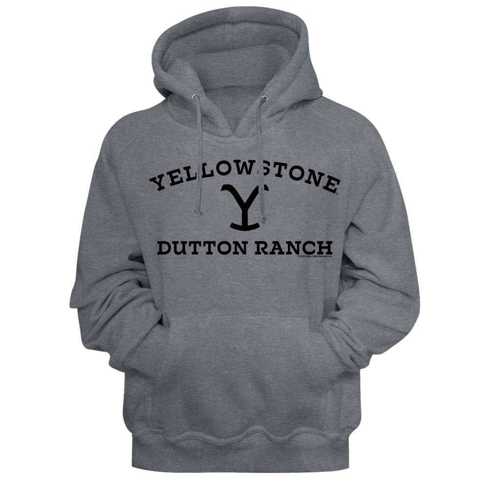 Premium YELLOWSTONE Hoodie, Dark Logo