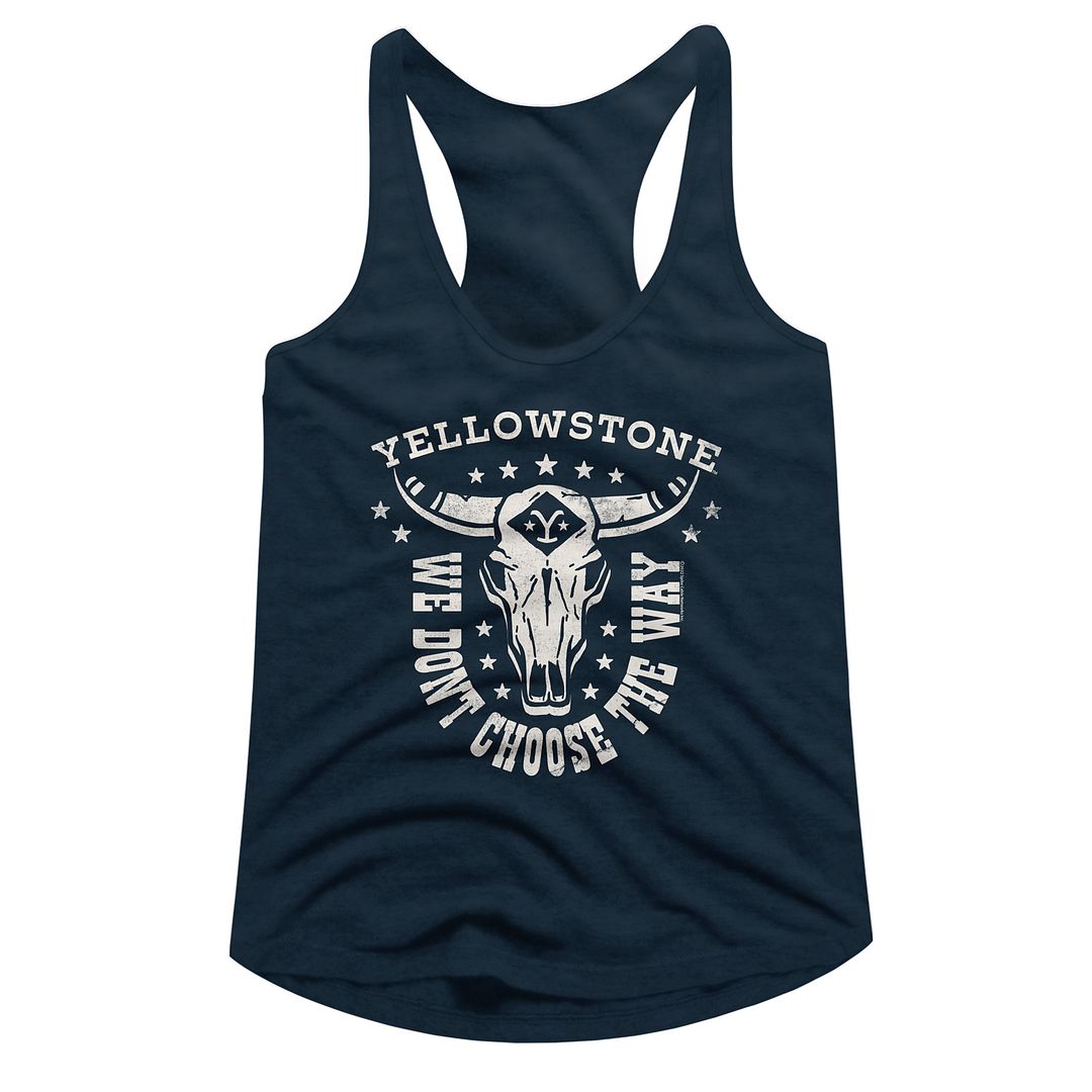 YELLOWSTONE SLIMFIT RACERBACK, Yellowstone We Dont Choose The Way