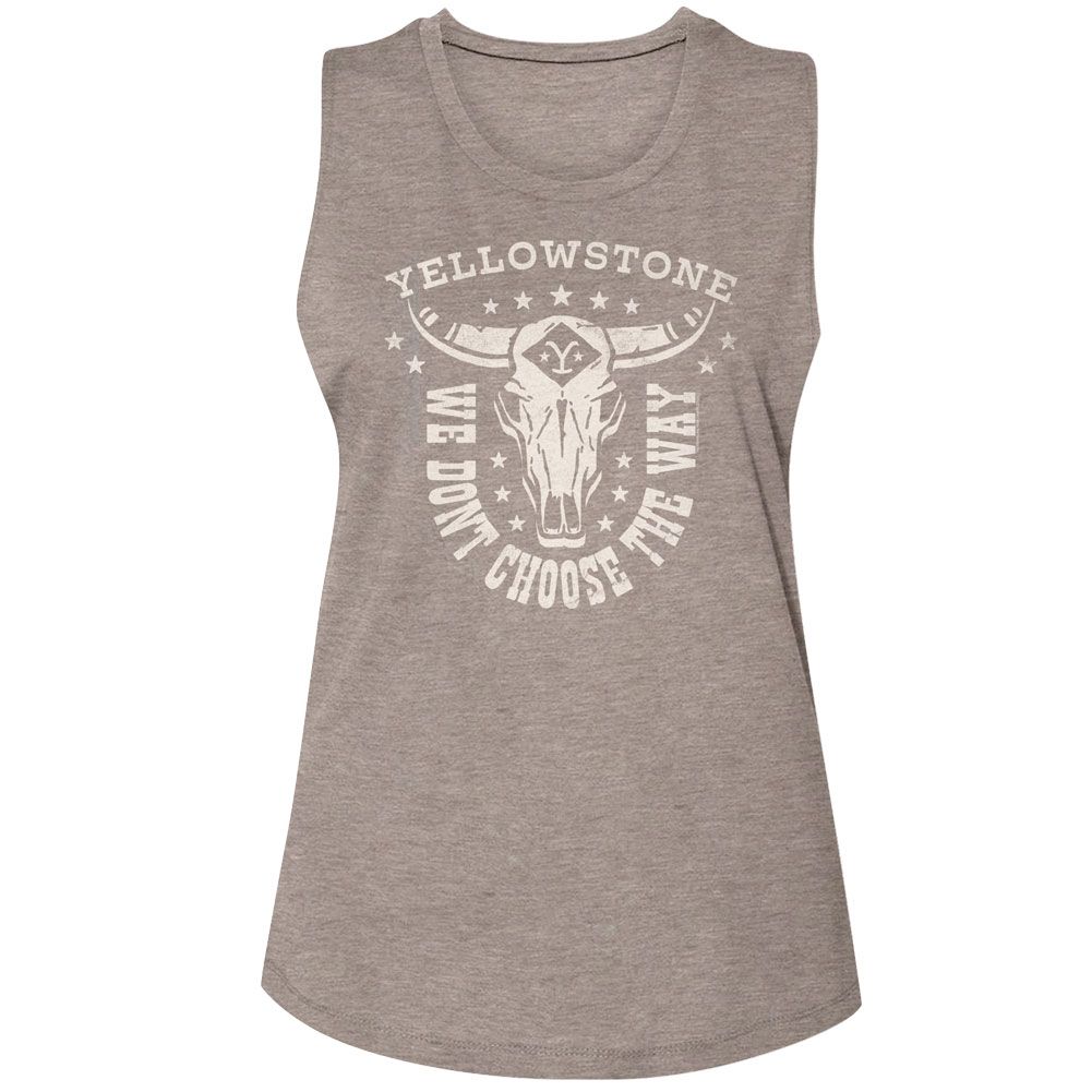 YELLOWSTONE MUSCLE TANK, Yellowstone We Dont Choose The Way