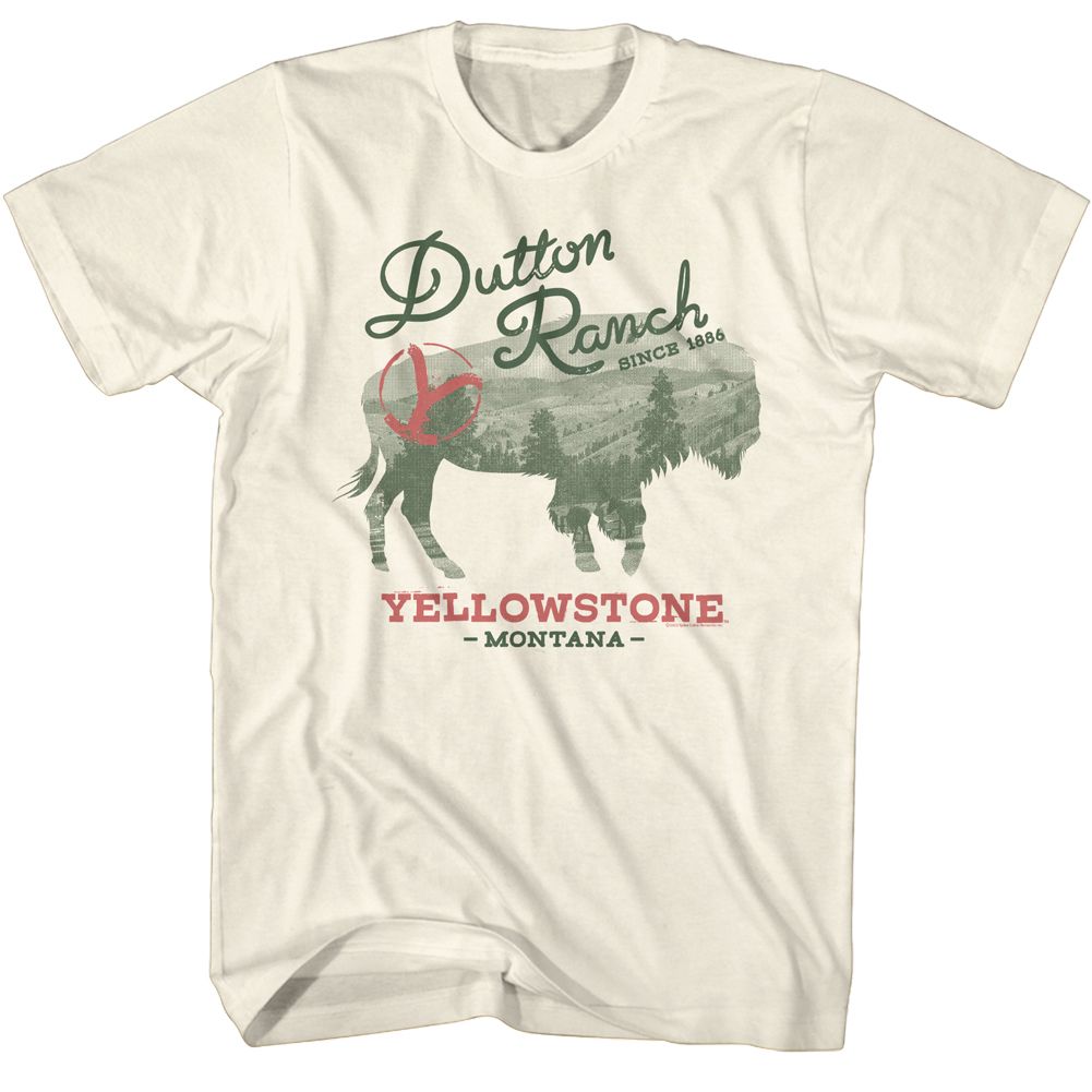 YELLOWSTONE Exclusive T-Shirt, Buffalo Landscape