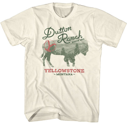 YELLOWSTONE Exclusive T-Shirt, Buffalo Landscape