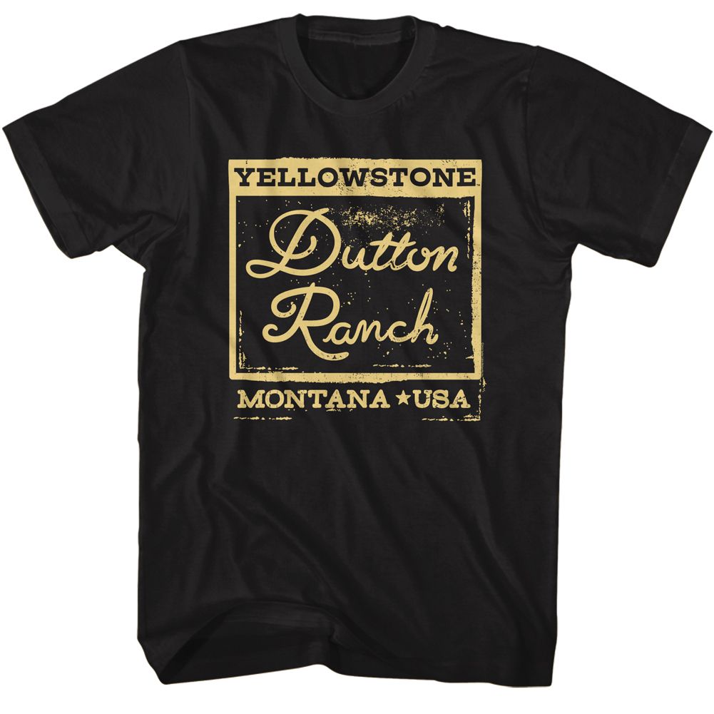 YELLOWSTONE Exclusive T-Shirt, Dutton Ranch Square