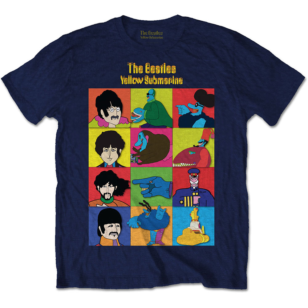 THE BEATLES Attractive T-Shirt, Yellow Submarine Characters