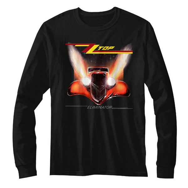 ZZ TOP Eye-Catching Long Sleeve T-Shirt, Eliminator Cover