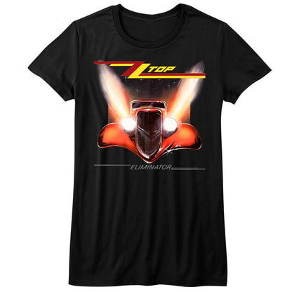 Women Exclusive ZZ TOP T-Shirt, Eliminator Cover