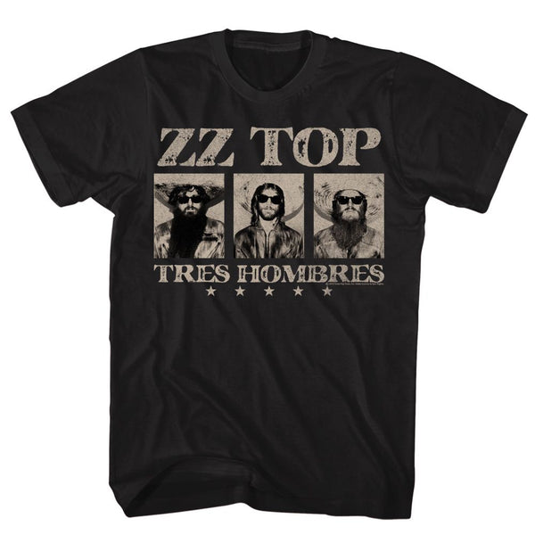 ZZ TOP Eye-Catching T-Shirt, Tres Hombres