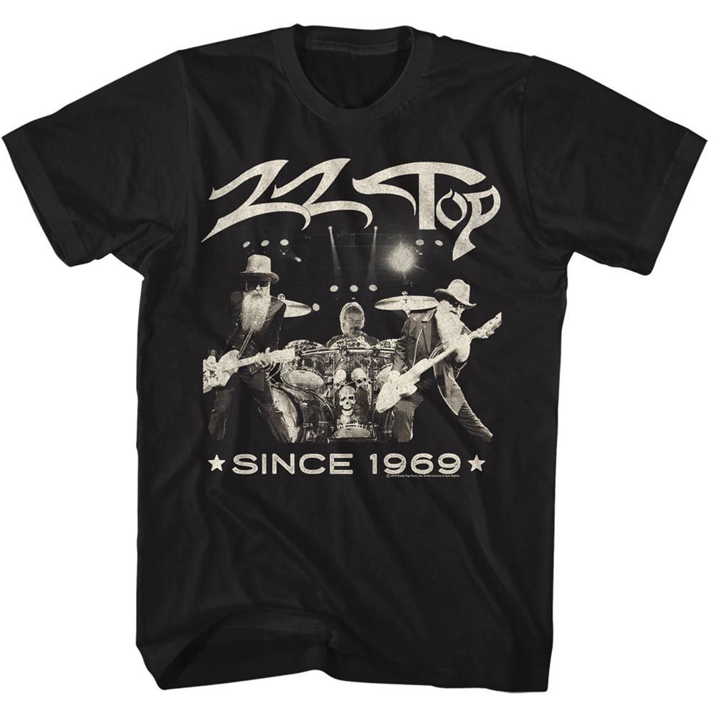 ZZ TOP Eye-Catching T-Shirt, Since 1969