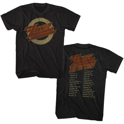 ZZ TOP Eye-Catching T-Shirt, 1990 US Tour