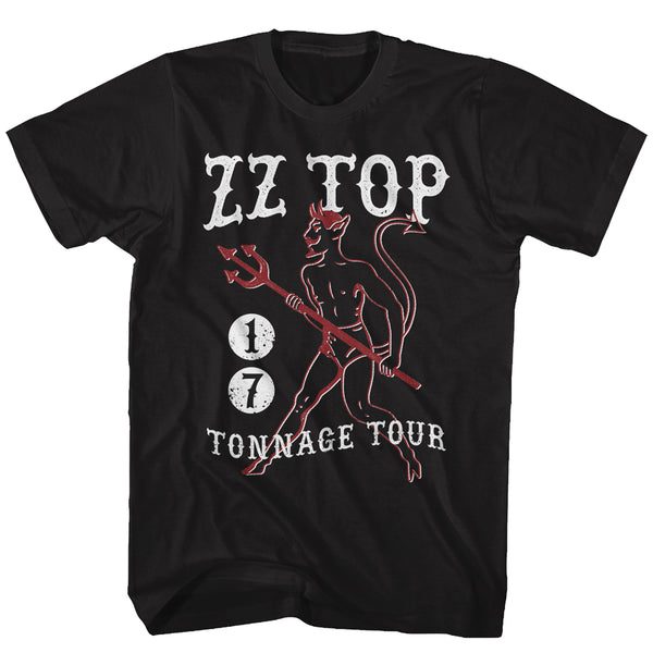ZZ TOP Eye-Catching T-Shirt, Tonnage Tour
