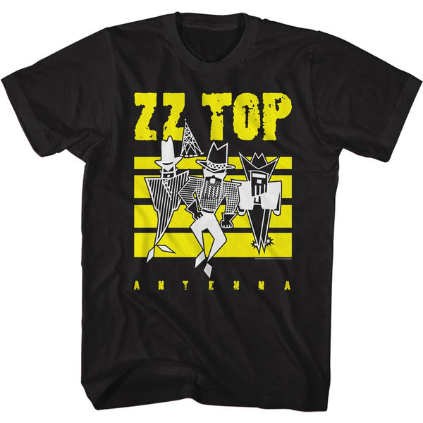ZZ TOP Eye-Catching T-Shirt, Antenna Yellow