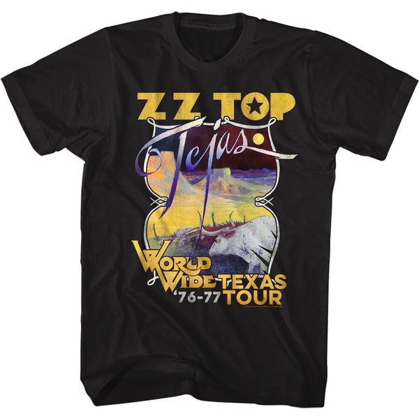 ZZ TOP Eye-Catching T-Shirt, Tejas Tour