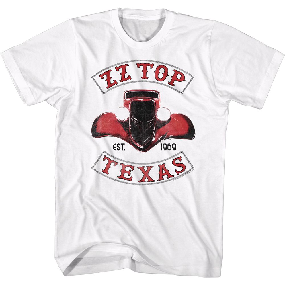 ZZ TOP Eye-Catching T-Shirt, Texas Hotrod