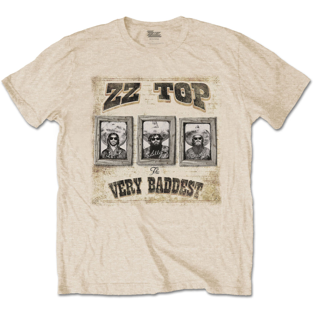 ZZ TOP Attractive T-Shirt, Very Baddest