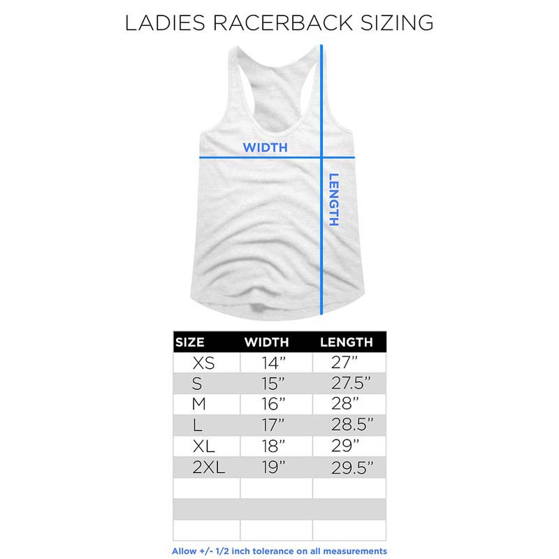 MILES DAVIS Racerback for Ladies, Miles Davis Silhouette