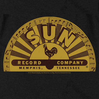 SUN RECORDS Impressive Long Sleeve T-Shirt, Traditional Logo